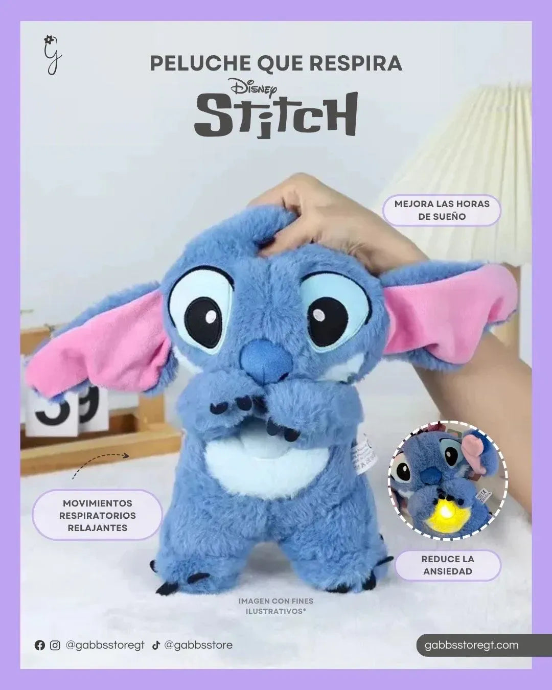 peluche que respira